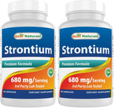 Best Naturals Strontium bottle front shows clean labeling for easy recognition.