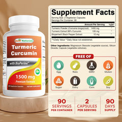 Close-up of Best Naturals capsules showing veggie formula and potency