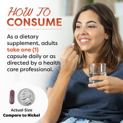 Best Naturals veggie capsules with tart cherry for daily supplementation.