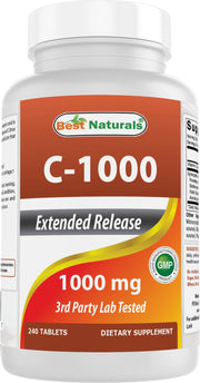 Best Naturals Vitamin C 1000 mg tablets berry bottle front for daily wellness support