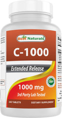 Best Naturals Vitamin C 1000 mg tablets berry bottle front for daily wellness support