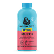 Best Nest Wellness Kids Liquid Multivitamin strawberry bottle pour for daily brain-friendly nutrition