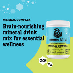 Best Nest Wellness Mama Bird Mineral Complex dissolving in water to make a refreshing drink