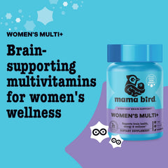 Best Nest Wellness Women's Multi Plus label emphasizes methylated vitamins for brain and energy