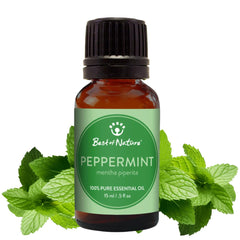 Best of Nature Peppermint Oil diffuser image for a crisp, energizing room aroma.
