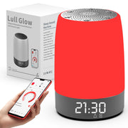 Bestkid red light sleep lamp showing five sunset wavelengths for calm evenings.