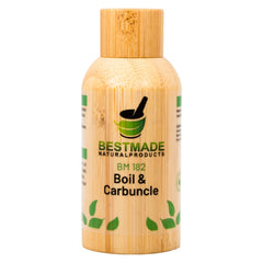 Bestmade BM182 bottle shows the natural remedy for skin comfort.