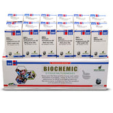 Bestmade Economy Pack tissue salts remedy chart shows a simple daily guide