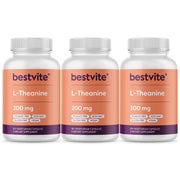Bestvite L-Theanine 200mg bottle for focused daily use.