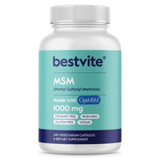 BESTVITE MSM 1000mg bottle with potential joint support use