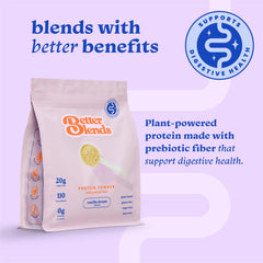 Better Blends Vanilla Dream shake image showing smooth, easy mixing for daily use.