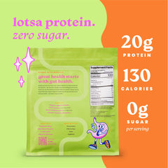 Better Blends vegan protein powder scoop emphasizes convenient daily supplementation.