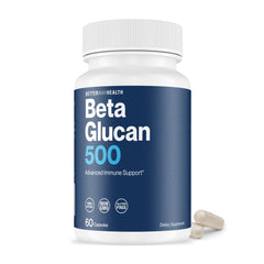 Better Way Health Beta Glucan 500 bottle showing clean packaging for immune support