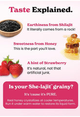 BetterAlt SHE-Lajit label highlighting purity and safety