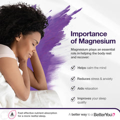 BetterYou lavender aroma droplets to calm the senses before sleep.