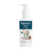 BetterYou Magnesium Sleep Body Lotion bottle promotes calm before bed