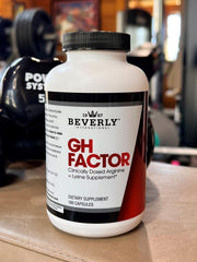 Beverly International GH Factor close up label highlighting ingredients