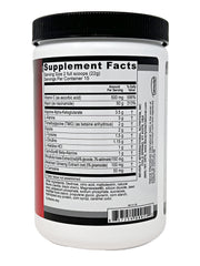 Beverly International Up-Lift label close-up highlighting stimulant-free formula