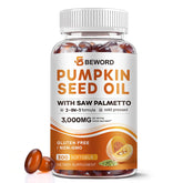 BEWORD pumpkin seed oil capsules bottle ready for daily use and hair support.
