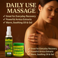 B-Experts Dual Recovery System enhances massage with oil and gel pairing.