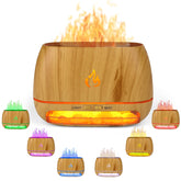 Beyn 3-in-1 diffuser with flame light for cozy evenings.