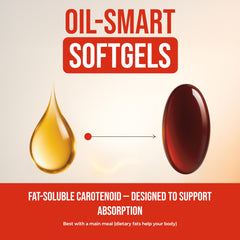 BEYOND LONGEVITY Astaxanthin non-GMO and gluten-free label on packaging