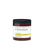 BEYOND RAW Chemistry L-Citrulline powder bottle, lab-grade formula for performance support.