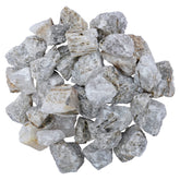 BEZAVO Black Rutile rough stones 1lb close-up showing natural clarity for crafting.