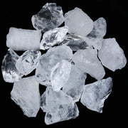 BEZAVO Clear Quartz rough 1lb for tumbling and polishing projects.