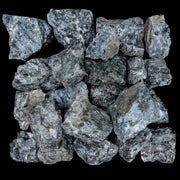 BEZAVO Larvikite rough stones bulk 1lb for tumbling and lapidary projects.