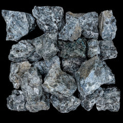 BEZAVO Larvikite rough stones bulk 1lb for tumbling and lapidary projects.