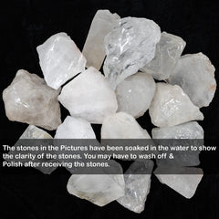 BEZAVO raw quartz crystals bulk ideal for crystal kits and decor.