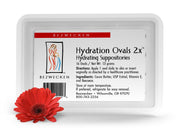 Bezwecken Hydration Ovals 2x packaging, paraben-free and menopause-friendly.