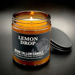 Lemon Drop scent notes of lemon, orange, and lemongrass for refreshing ambiance