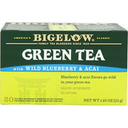Bigelow Green Tea with Blueberry box on the counter for an everyday tea ritual