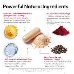 BIGVITA CoQ10 product image conveying energy and endurance in active lifestyle.