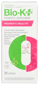 Bio-K Plus Porbiocs box front for daily probiotic routine.