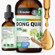 BIO KRAUTER Dong Quai Drops bottle for convenient daily wellness.