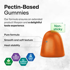Bio Krauter L Tyrosine gummies packaging side highlights vegan formula.