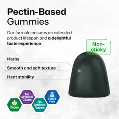 Blueberry-flavored Bio Krauter Lung Detox Gummies