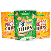 BIO NUTRI Pro10 cheesy nacho bag showing bold flavor and protein per serving