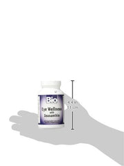 Bio Nutrition Eye Wellness Zeaxanthin label — clear details on veggie-friendly formula for informed use.