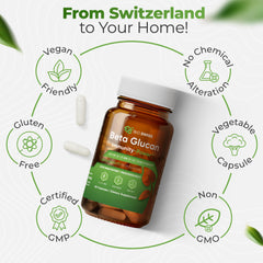 Bio Schwiiz Beta Glucan with Vitamin D ingredient supports immune wellness