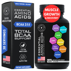 BIOACTIVE LABS Essential Amino Acids bottle for daily workouts and muscle support.