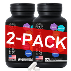 BIOACTIVE LABS Essential Amino Acids bottle with capsules for daily recovery.