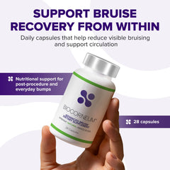 BIOCORNEUM capsules close-up showing easy daily dose for recovery.