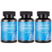 BioEmblem Triple Magnesium bottle front highlighting high absorption for daily wellness.