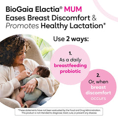 BioGaia Elactia daily capsule ready for gentle lactation support.