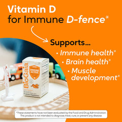 BioGaia Immune Active Kids orange chewable close-up