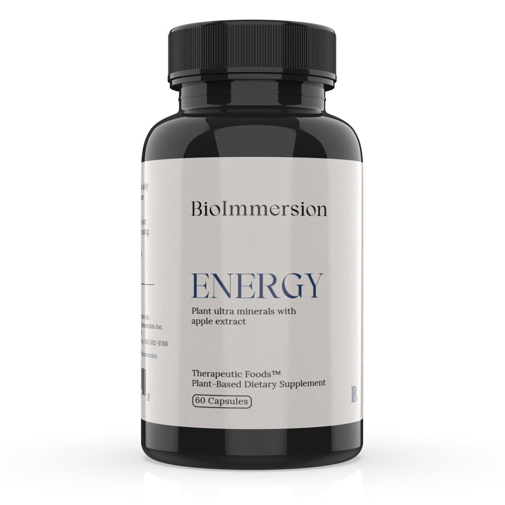 BioImmersion Vitality Extract capsules support daily energy and balanced focus.
